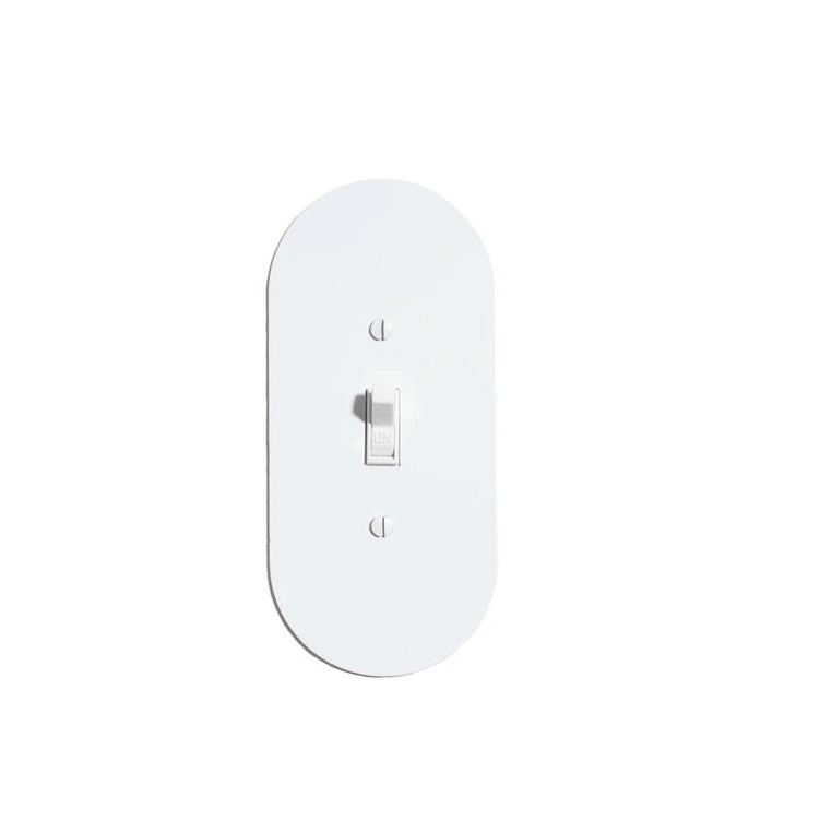 NewMade LA · Pill Metal Switch Plate · White | socius design in Rochester, MN