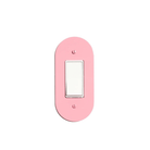 NewMade LA · Pill Rectangular Metal Wall Plate · Pink | socius design in Rochester, MN