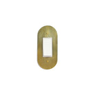 NewMade LA · Pill Rectangular Switch/Outlet Plate · Brass | socius design in Rochester, MN