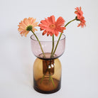 Cloudnola · Pink and Amber Blown Glass Flip Vase | socius design in Rochester, MN