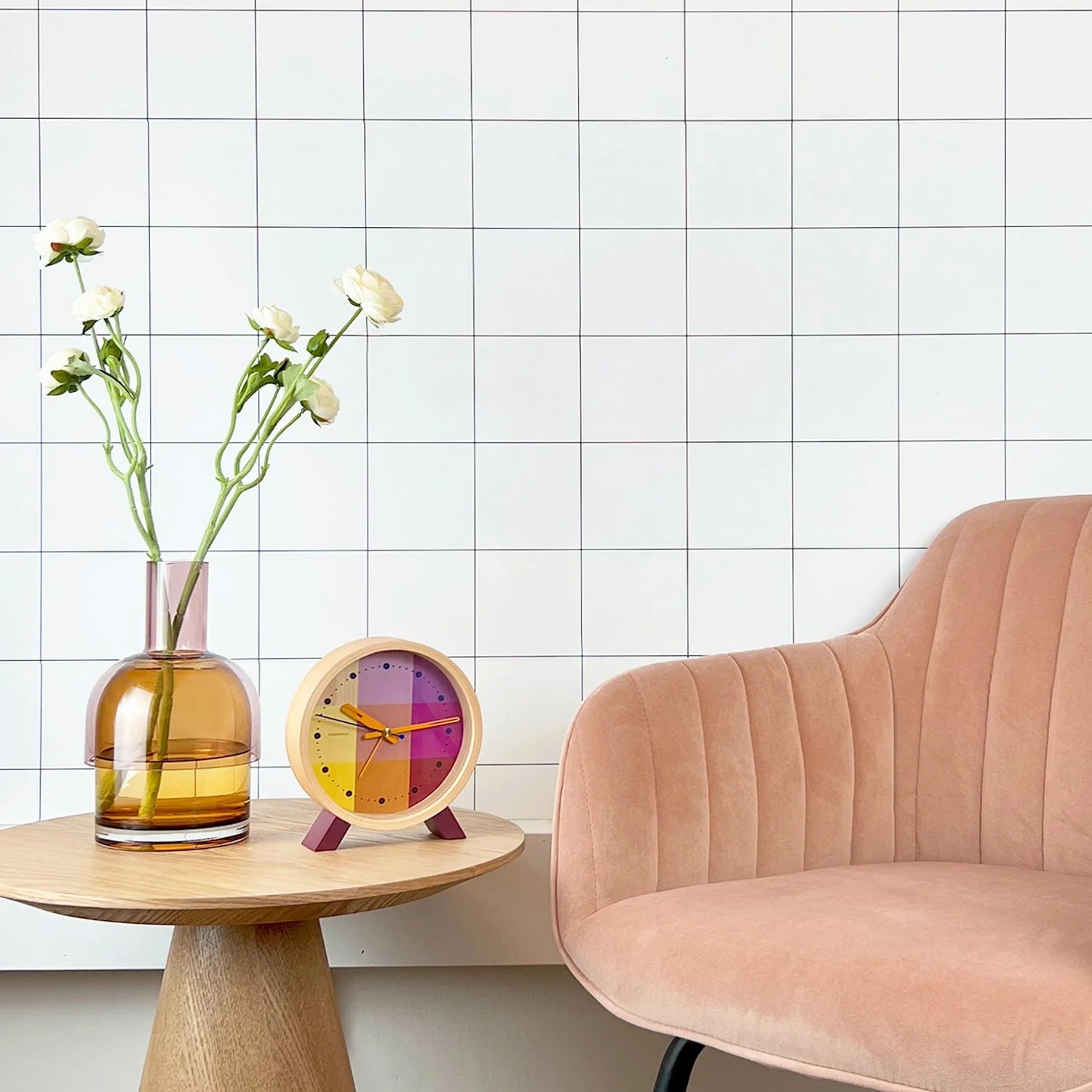 Cloudnola · Pink and Amber Blown Glass Flip Vase | socius design in Rochester, MN