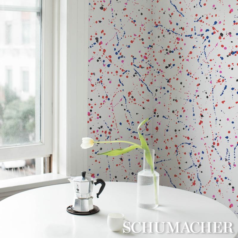 Schumacher · Porter Teleo · Ink Splash Wallpaper | socius design in Rochester, MN