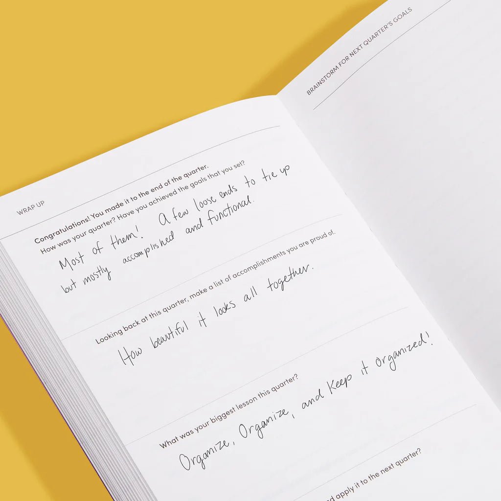 Poketo · Quarterly Planner in Lemon | socius design in Rochester, MN