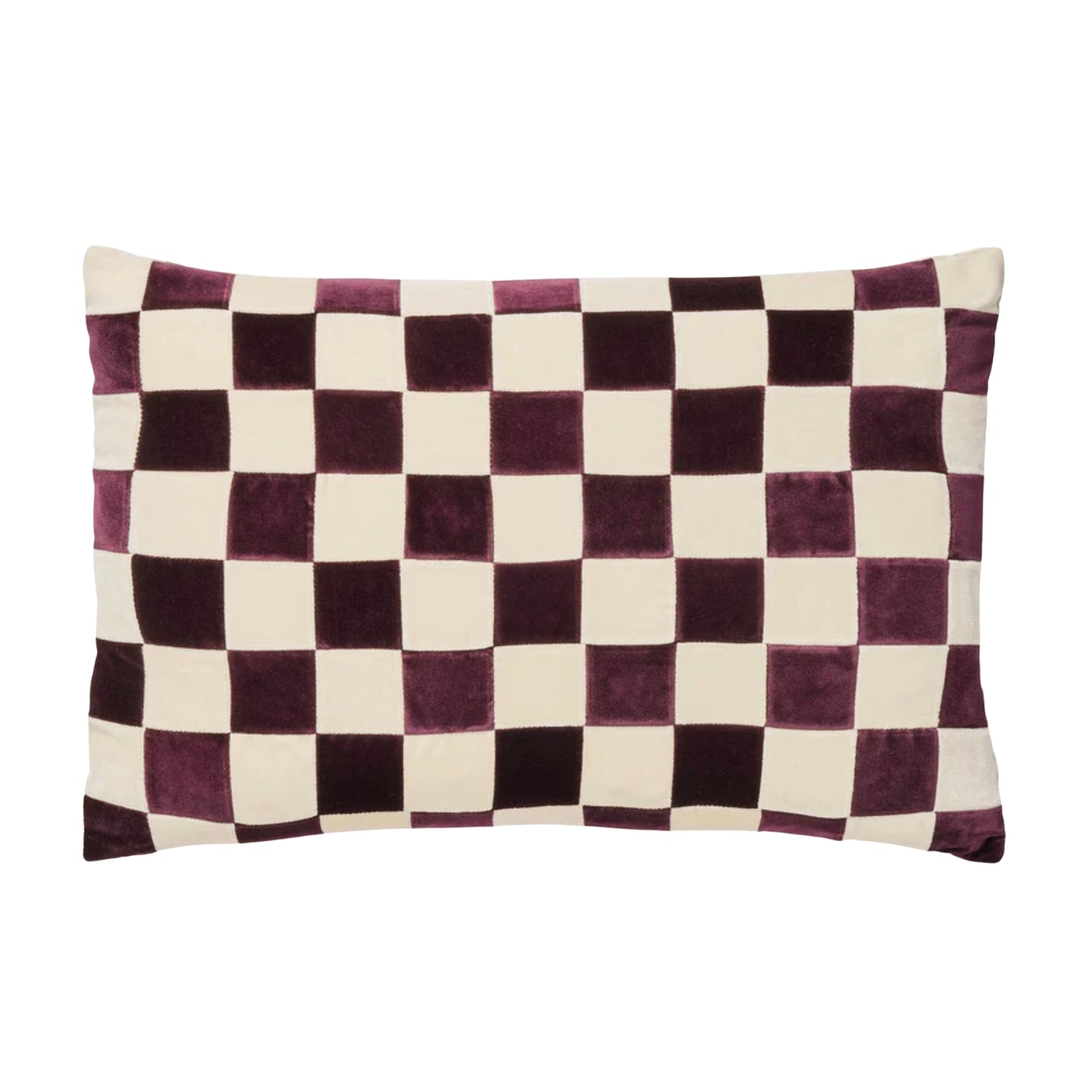 Christina Lundsteen · Quinn Cushion in Dusty White - Aubergine | socius design in Rochester, MN