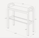 Yamazaki Home · Steel + Wood Shoe Organizer & Bench (18" H) · Yamazaki Home | socius design in Rochester, MN