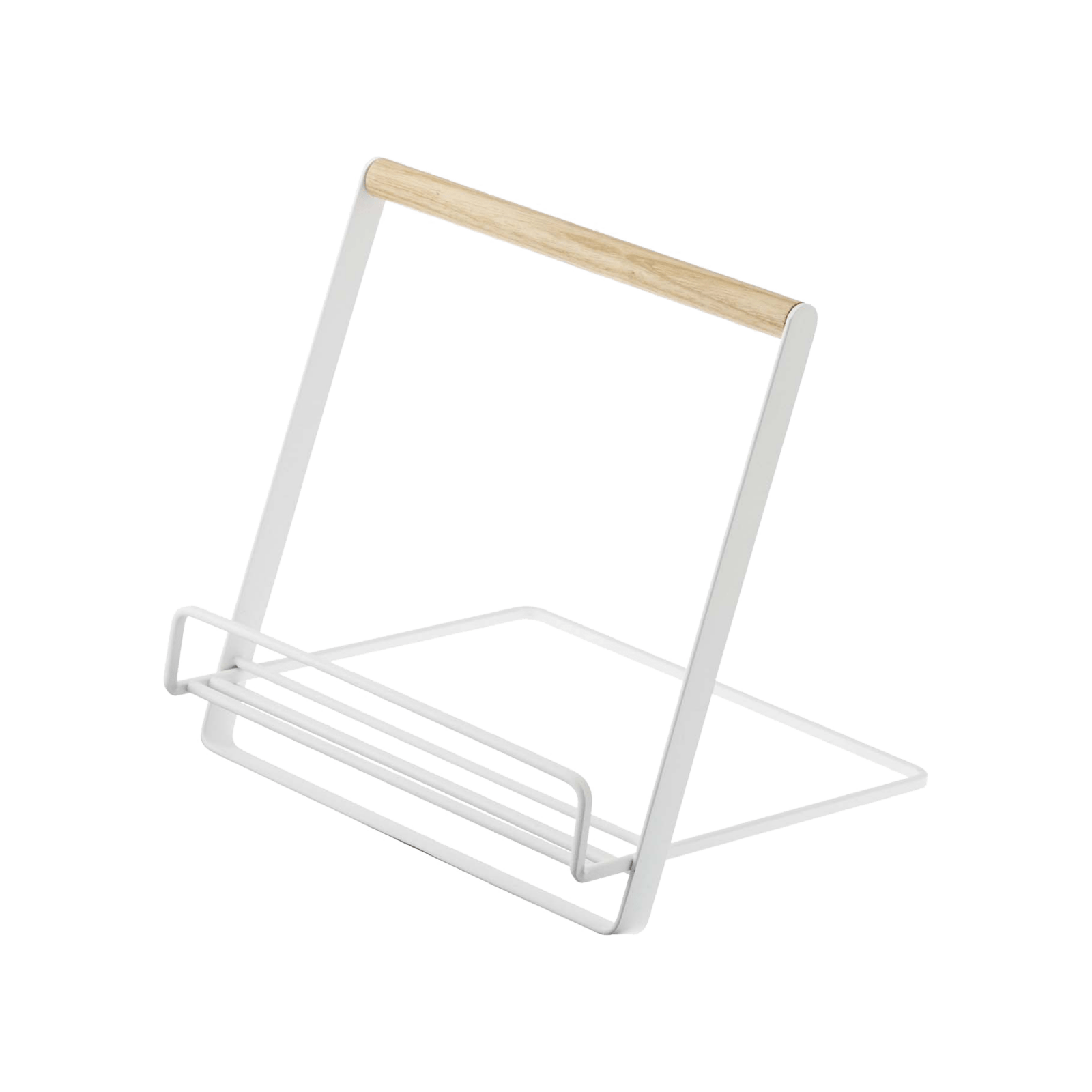Yamazaki Home · Steel + Wood Tablet and Cookbook Stand · Yamazaki Home | socius design in Rochester, MN