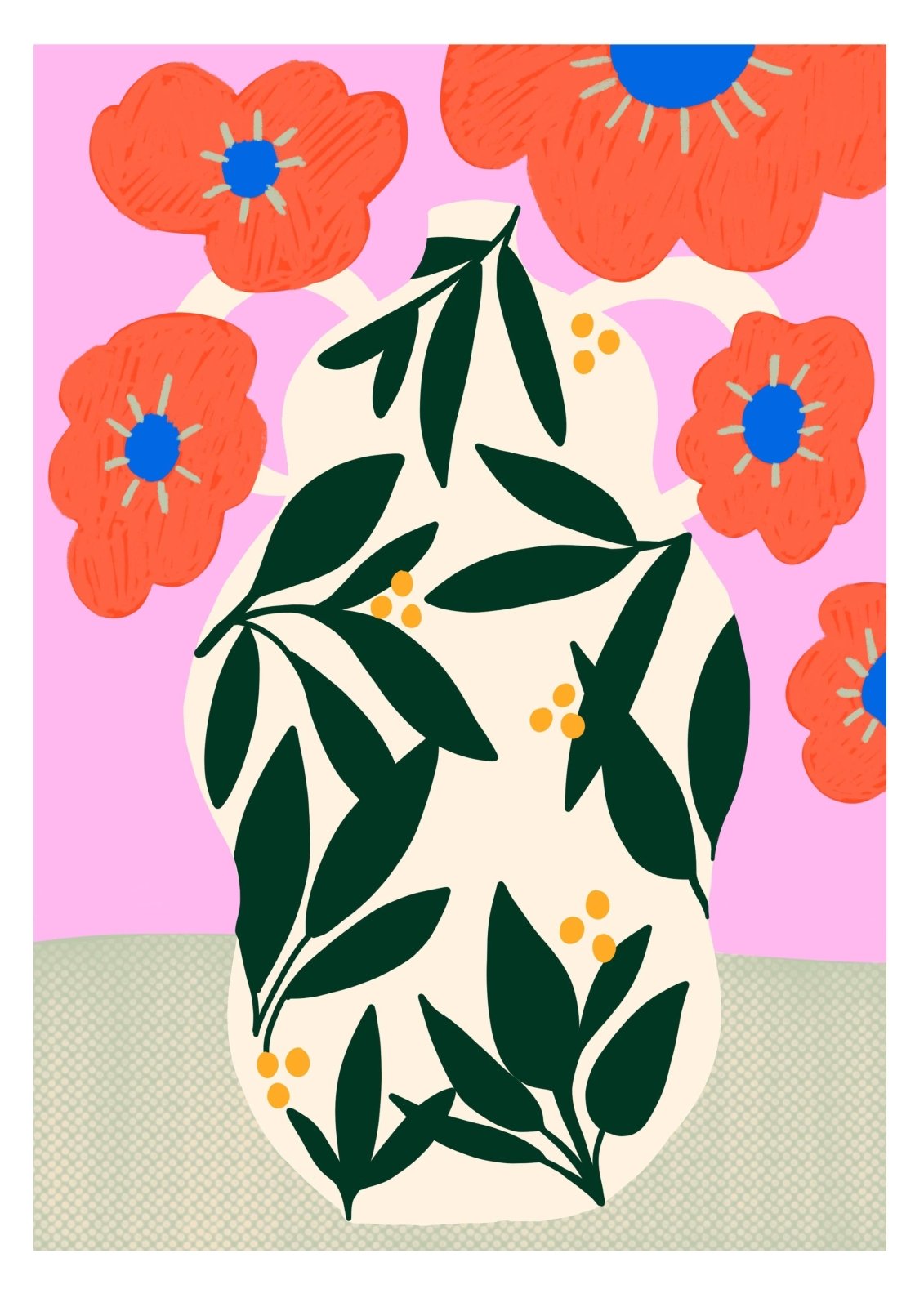 Teresa Rego · Teresa Rego · Poppy Pot Art Print | socius design in Rochester, MN