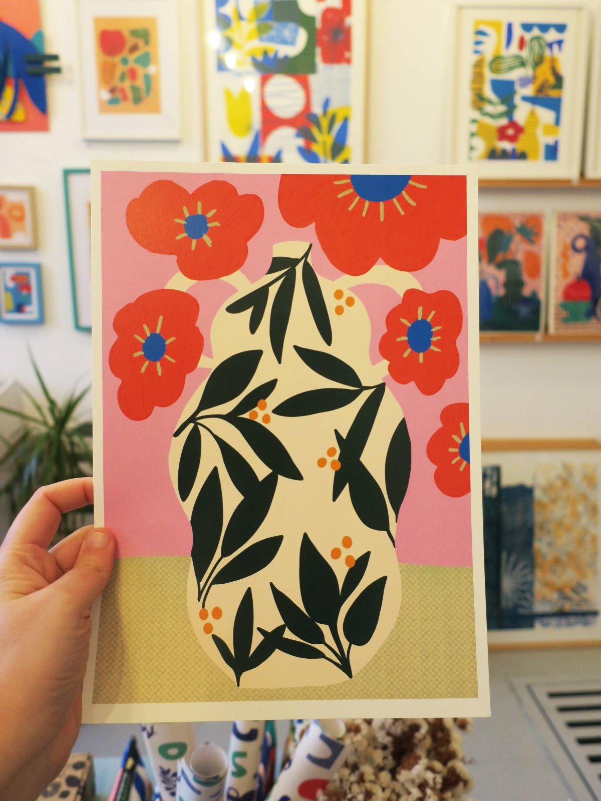 Teresa Rego · Teresa Rego · Poppy Pot Art Print | socius design in Rochester, MN