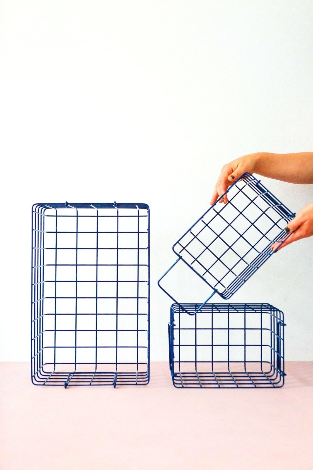 Mustard Made US · The Baskets in Navy | socius design in Rochester, MN