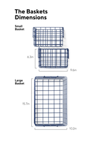 Mustard Made US · The Baskets in Navy | socius design in Rochester, MN