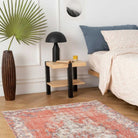 Revival · Vintage Distressed Hand - Knotted Turkish Wool Rug · 3'10' X 6'6" | socius design in Rochester, MN