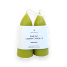 Wax Atelier · Wax Atelier Beeswax Stubby Candles · Matcha | socius design in Rochester, MN
