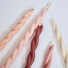 Wax Atelier · Wax Atelier Long Twisted Beeswax Candle · Pink Blossom | socius design in Rochester, MN