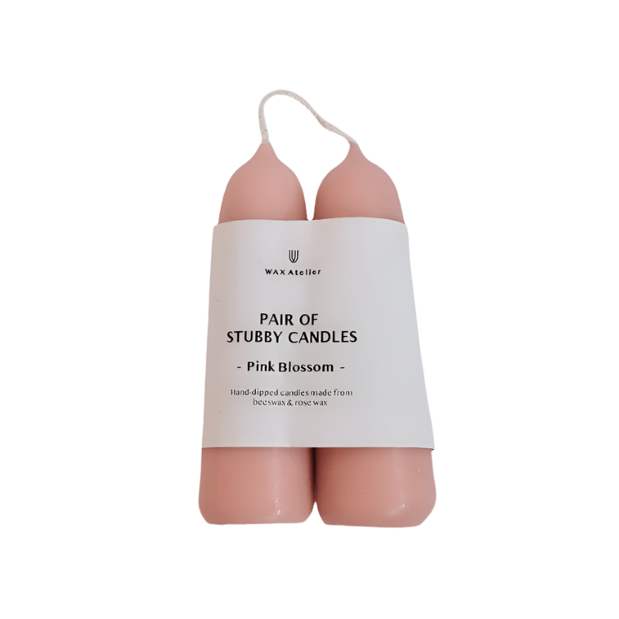 Wax Atelier · Wax Atelier Stubby Beeswax Candles · Pink Blossom | socius design in Rochester, MN
